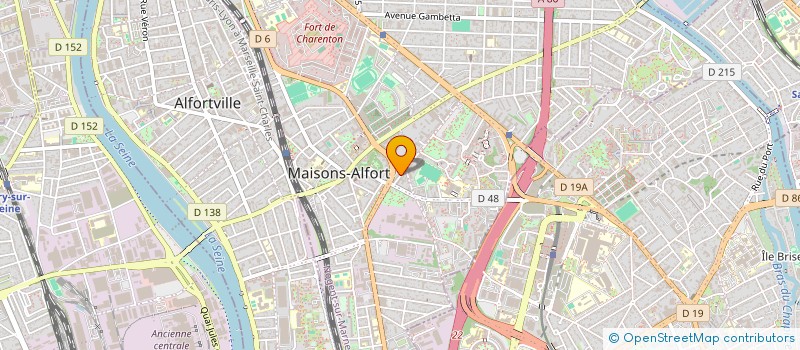 localisation de l'entreprise MONSIEUR PIOTR WITEK  MAISONS-ALFORT