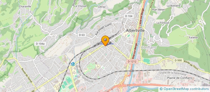 localisation de l'entreprise MONSIEUR PIOTR ZABKOWSKI à ALBERTVILLE
