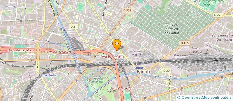 localisation de l'entreprise MONSIEUR PIPEN PANI  PANTIN