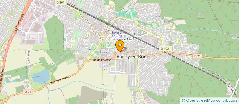 localisation de l'entreprise MONSIEUR PIRASANNA UTHAYAKUMARAN  ROISSY-EN-BRIE