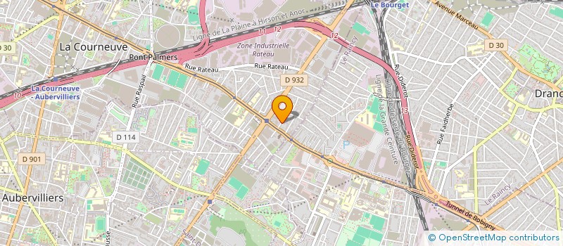 localisation de l'entreprise MONSIEUR PIRATHIBAN RAJARATHINAM à LA COURNEUVE