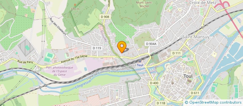 localisation de l'entreprise MONSIEUR PIRES MOREIRA  TOUL