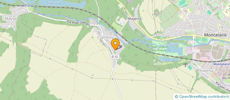 localisation de l'entreprise MONSIEUR PIRRE GANDOSSI  CRAMOISY