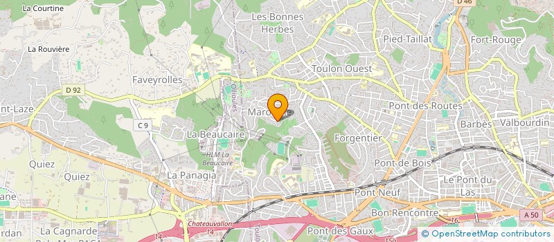 localisation de l'entreprise MONSIEUR PISANY JIMMY SIMON CLEMENT  TOULON