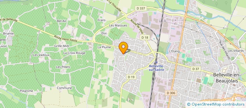 localisation de l'entreprise MONSIEUR PITAK RUEANGTHIANG à BELLEVILLE-EN-BEAUJOLAIS