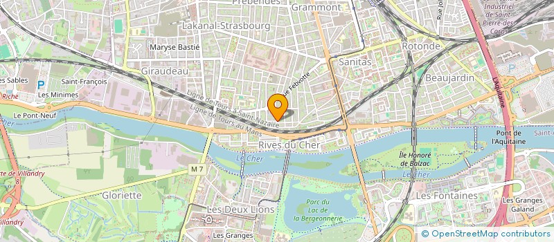 localisation de l'entreprise MONSIEUR PITEMNEWE PYABALO HOUZOU  TOURS