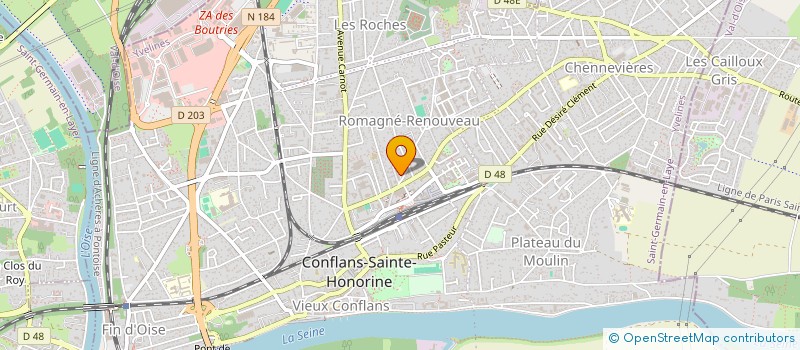 localisation de l'entreprise MONSIEUR PITO VAN SANTEN  CONFLANS-SAINTE-HONORINE