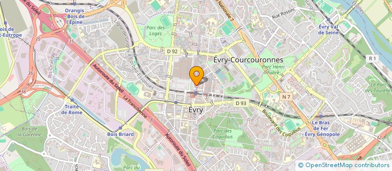 localisation de l'entreprise MONSIEUR PITSHOU AMISI BILA à EVRY-COURCOURONNES