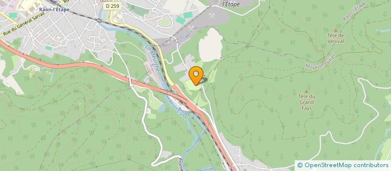 localisation de l'entreprise MONSIEUR PIUS WALTER ARNOLD  MOYENMOUTIER