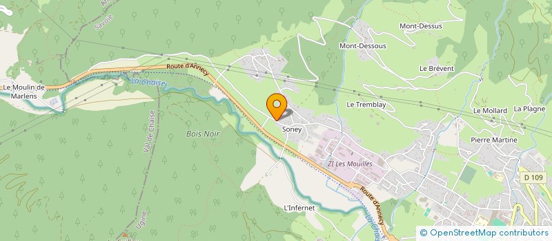 localisation de l'entreprise MONSIEUR PIZARD PIERRE YVES à UGINE