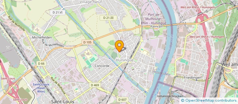 localisation de l'entreprise MONSIEUR PLLUMB KORENICA  HUNINGUE