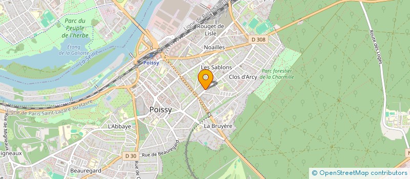 localisation de l'entreprise MONSIEUR PLOMBIER URGENCE  POISSY