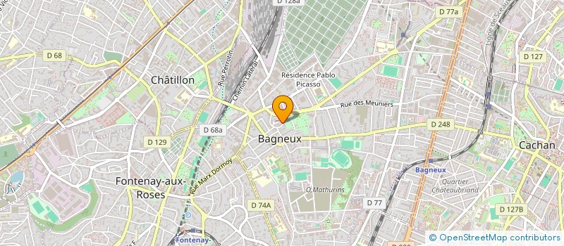 localisation de l'entreprise MONSIEUR PO YAN à BAGNEUX
