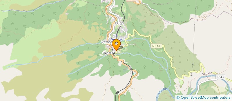 localisation de l'entreprise MONSIEUR POAUL RINIERI à VENACO
