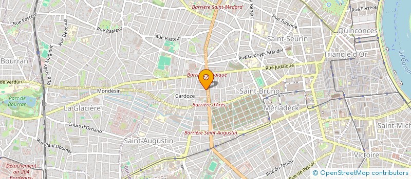 localisation de l'entreprise MONSIEUR POL-AURELIEN ALBERT  BORDEAUX