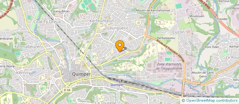 localisation de l'entreprise MONSIEUR POL CORLAY à QUIMPER