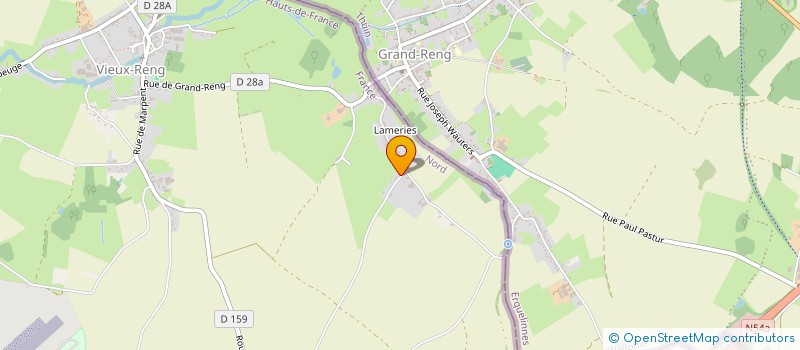 localisation de l'entreprise MONSIEUR POL DUJARDIN  VIEUX-RENG