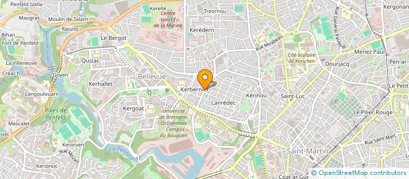 localisation de l'entreprise MONSIEUR POL KEROUANTON à BREST