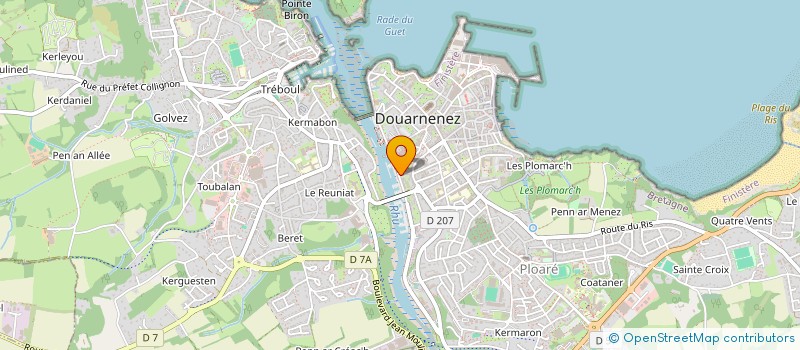 localisation de l'entreprise MONSIEUR POL RENOT  DOUARNENEZ