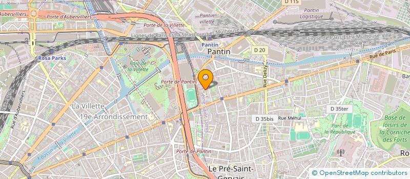 localisation de l'entreprise MONSIEUR POL ROUSSEL--KERSULEC  PANTIN