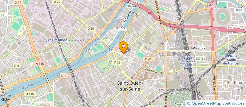 localisation de l'entreprise MONSIEUR POLASH MAHMUD à SAINT-OUEN-SUR-SEINE