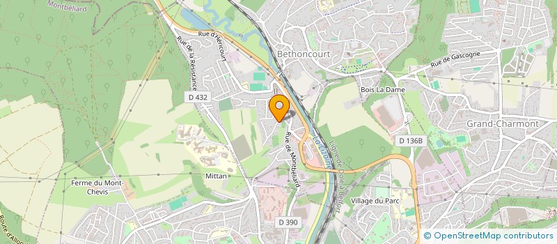 localisation de l'entreprise MONSIEUR POLAT CEBRE  BETHONCOURT