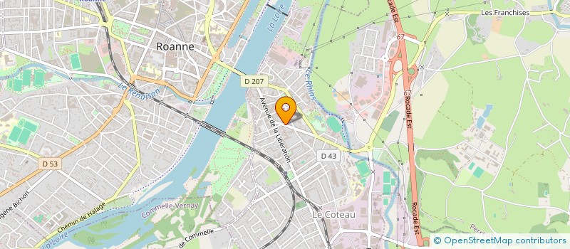 localisation de l'entreprise MONSIEUR POLYCARPE MBIDA ALOMO  LE COTEAU