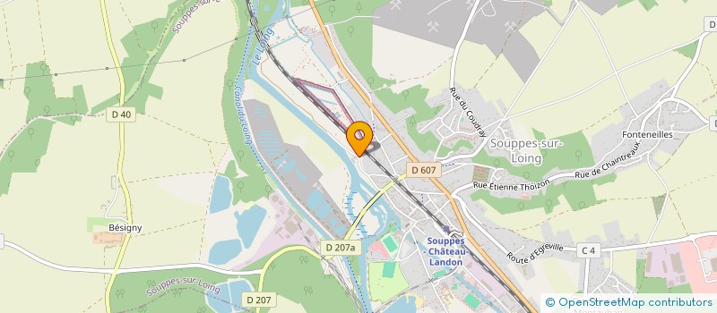 localisation de l'entreprise MONSIEUR POMPIDOU NSOKILA  SOUPPES-SUR-LOING