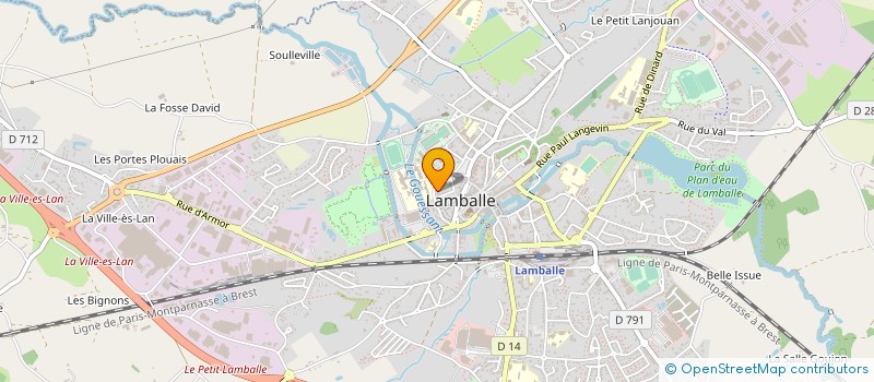 localisation de l'entreprise MONSIEUR POMPILLIU FRIGLI à LAMBALLE-ARMOR