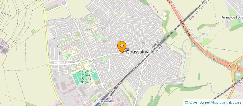 localisation de l'entreprise MONSIEUR PONNIAH KIRUBARAJAH  GOUSSAINVILLE