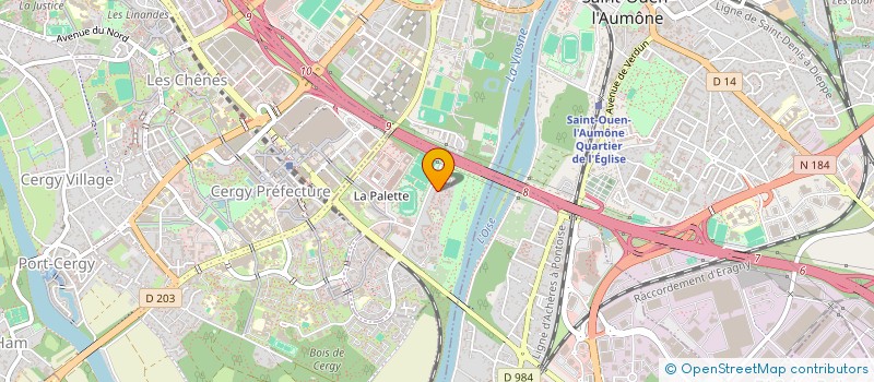 localisation de l'entreprise MONSIEUR POORASA RAMESH  PONTOISE