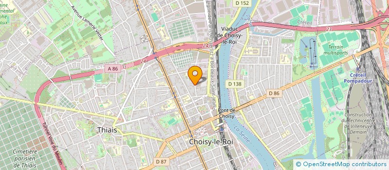 localisation de l'entreprise MONSIEUR POPA VALENTIN  CHOISY-LE-ROI