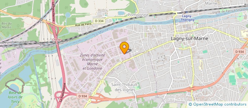 localisation de l'entreprise MONSIEUR POPAL AHMADI  LAGNY-SUR-MARNE