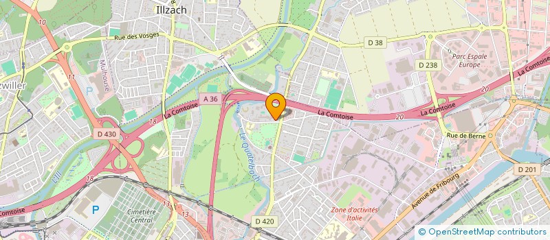 localisation de l'entreprise MONSIEUR POPAUL HAMSINI KIMBEMBE  MULHOUSE