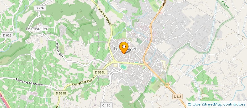 localisation de l'entreprise MONSIEUR POULPE PLAGE  LE BEAUSSET