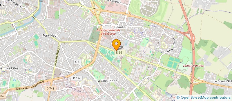 localisation de l'entreprise MONSIEUR POURYA YAHYAEE LIMOUEI  POITIERS