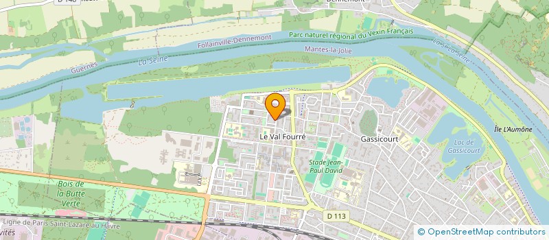 localisation de l'entreprise MONSIEUR POUTHEARO YIN  MANTES-LA-JOLIE