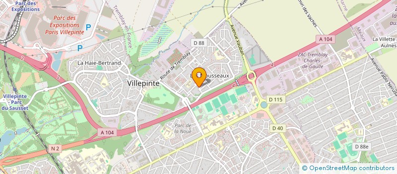 localisation de l'entreprise MONSIEUR PRABHYUVRAJ SINGH à VILLEPINTE