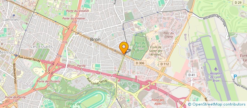 localisation de l'entreprise MONSIEUR PRADO MATEOS  BRON