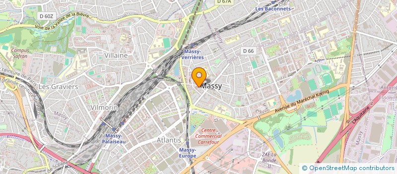 localisation de l'entreprise MONSIEUR PRAGASHRAJ NATHIKUMARAN à MASSY
