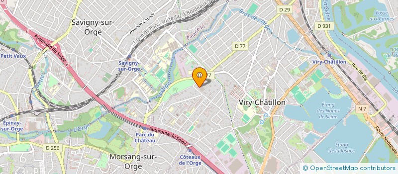 localisation de l'entreprise MONSIEUR PRANABIR SINGHA à VIRY-CHATILLON