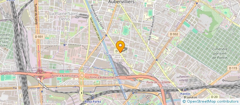 localisation de l'entreprise MONSIEUR PRASANTH VELAUTHAM  AUBERVILLIERS