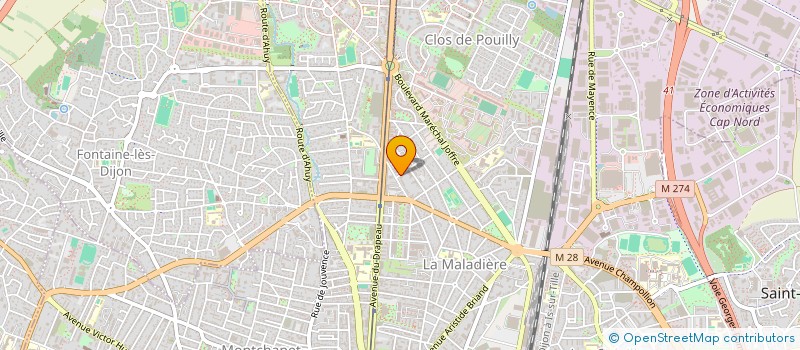 localisation de l'entreprise MONSIEUR PRATAP PATTANAIK  DIJON