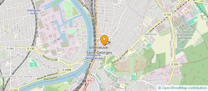 localisation de l'entreprise MONSIEUR PRAVEEN KUGANESAN  VILLENEUVE-SAINT-GEORGES