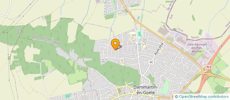 localisation de l'entreprise MONSIEUR PRECIEUX MIENA-YOULOU  DAMMARTIN-EN-GOELE