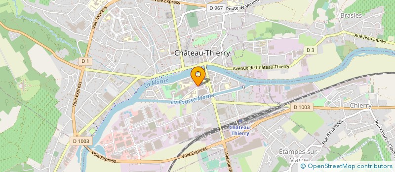 localisation de l'entreprise MONSIEUR PREDRAG DEJANOVIC  CHATEAU-THIERRY