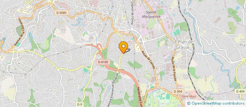 localisation de l'entreprise MONSIEUR PREDRAG DRLJACA  GRASSE