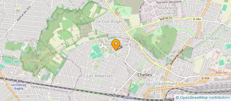 localisation de l'entreprise MONSIEUR PREFFY MBAKI KUBA à CHELLES