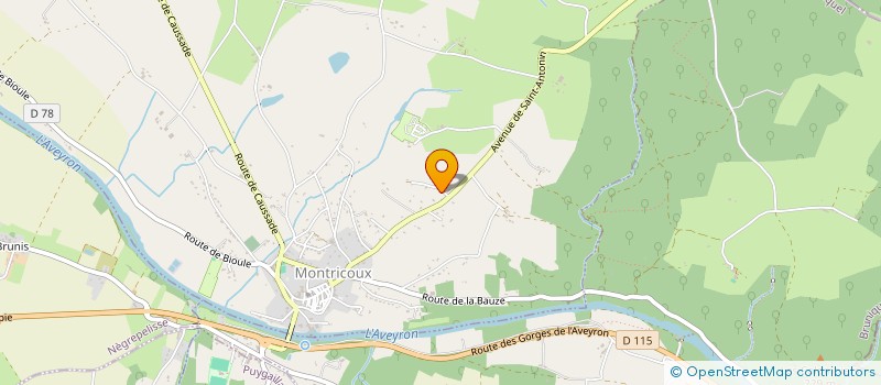 localisation de l'entreprise MONSIEUR PREM MATHIEU  MONTRICOUX