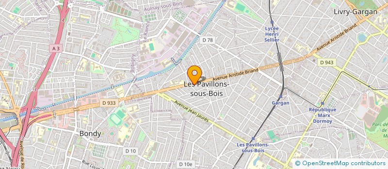 localisation de l'entreprise MONSIEUR PRENORD ACCY  LES PAVILLONS-SOUS-BOIS